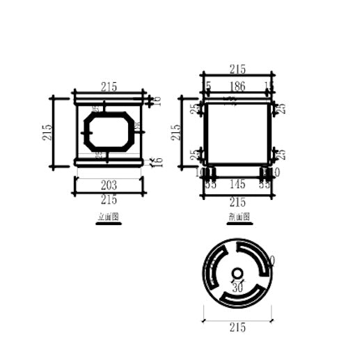 Lionhead Cylinder Planter