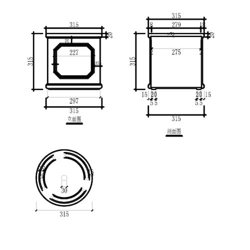 Lionhead Cylinder Planter