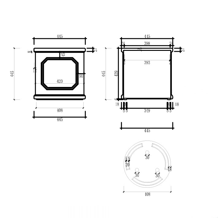 Lionhead Cylinder Planter