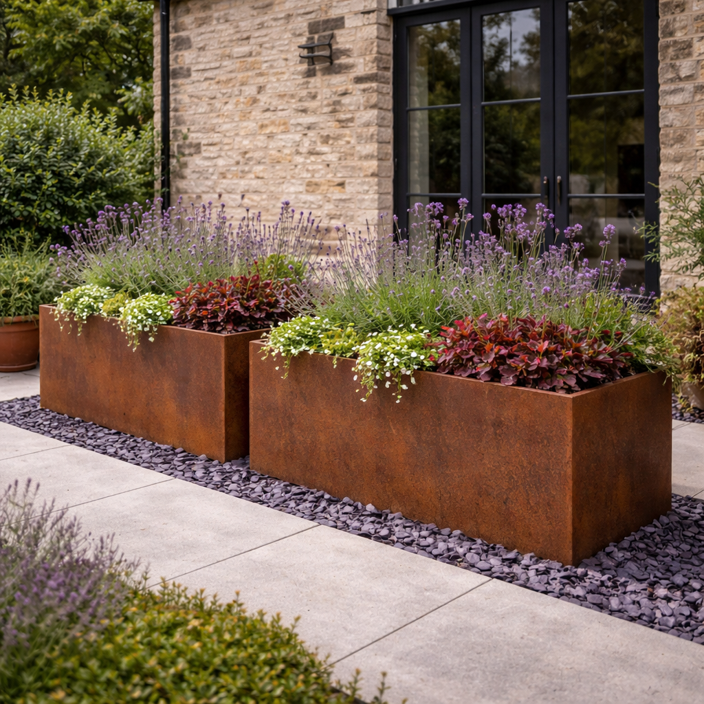 Corten Effect Trough