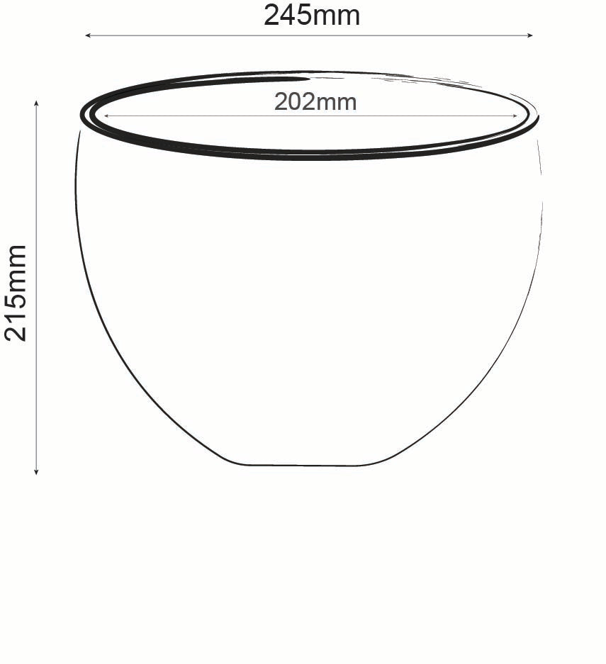 Rustic Egg Planter - White