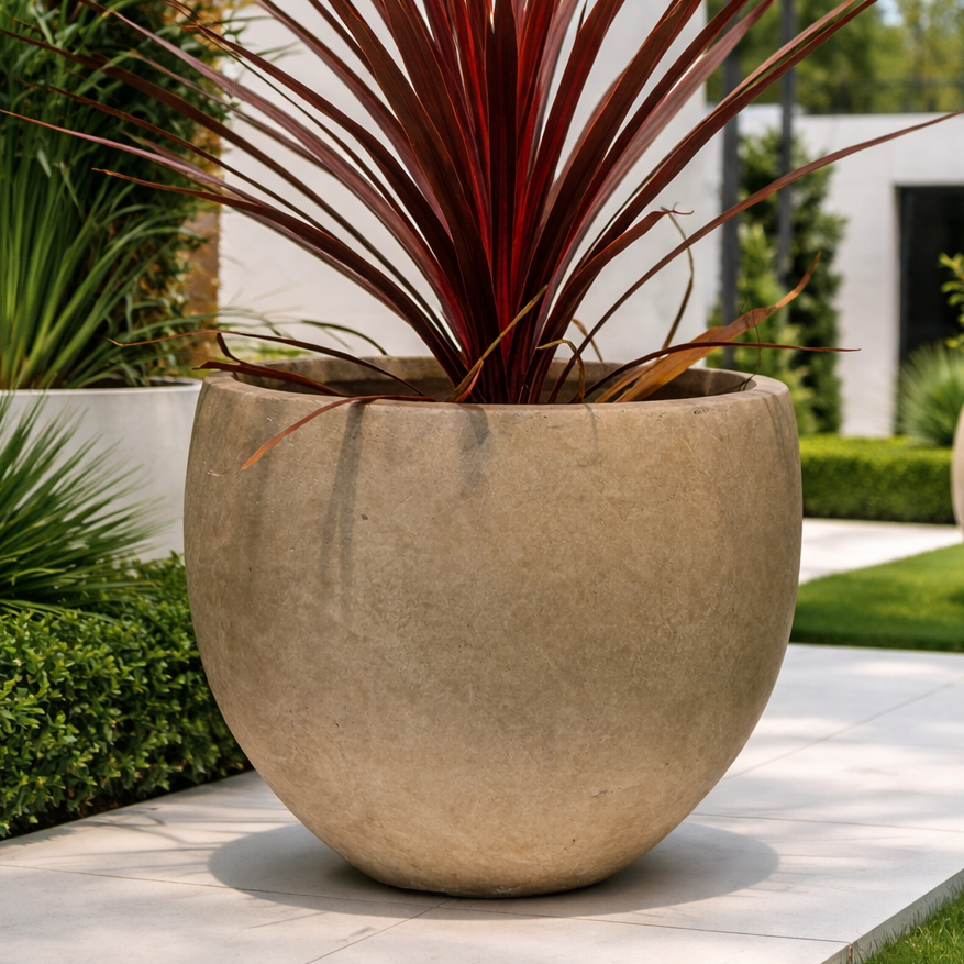 Rustic Egg Planter - Sand